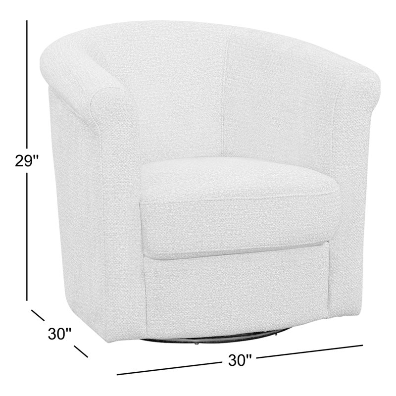Winston Porter Pinehill Marvel 360 Swivel Barrel Chair & Reviews